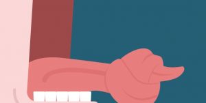 Illustrasjon av krøll på tunga