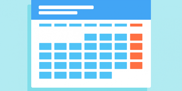 illustrasjon av en kalender