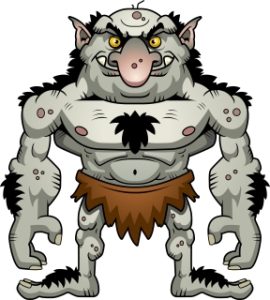 Illustrasjon av et troll
