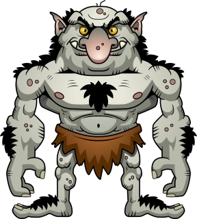 Illustrasjon av et troll