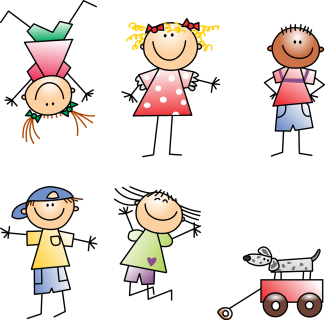 illustrasjon av barn