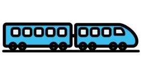 Illustrasjon av et tog