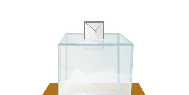 illustrasjon av en valgurne