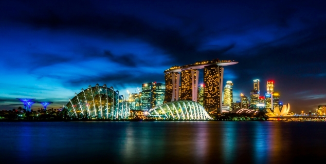 singapore by night