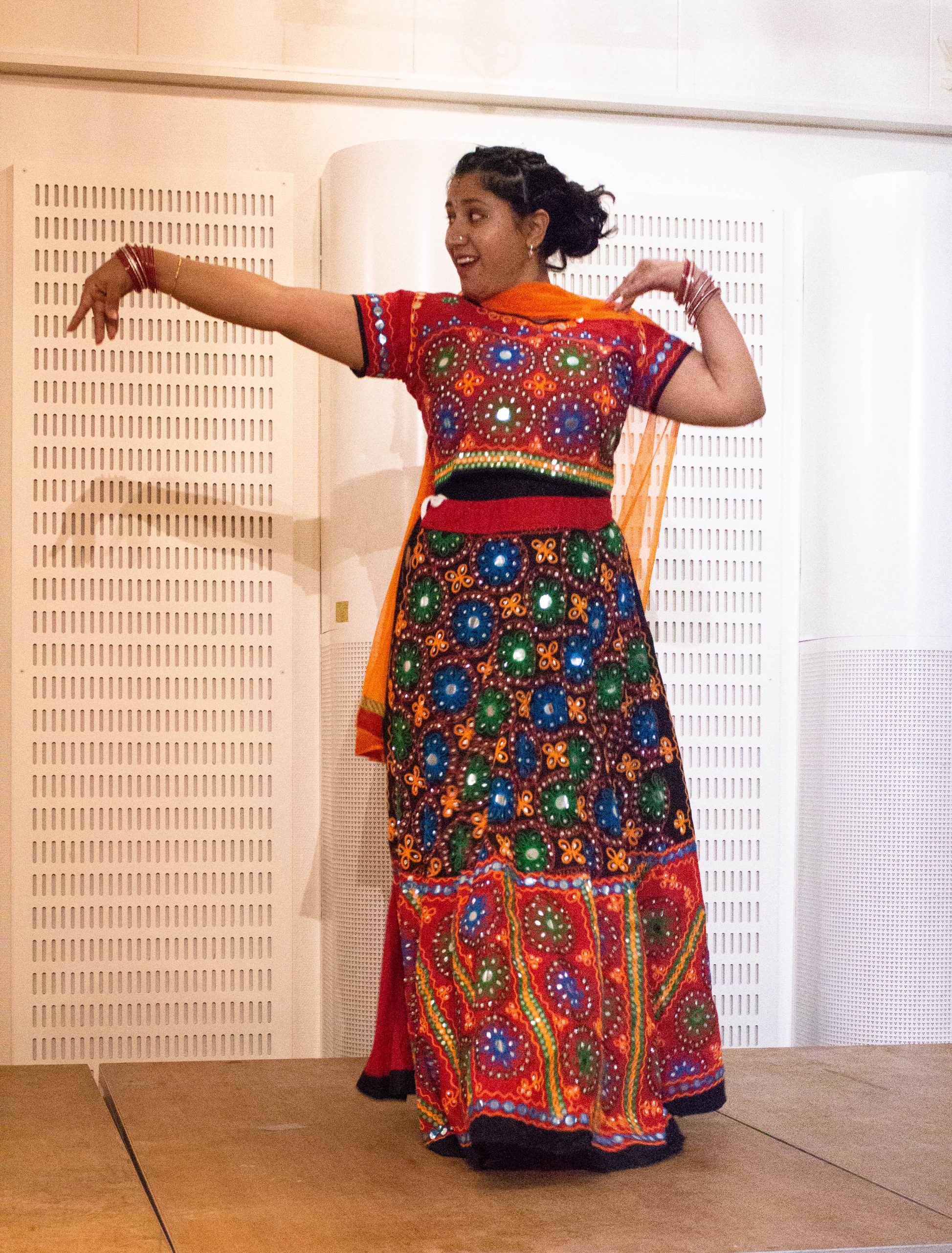 Bilde av fremf&oslash;ring av en Bollywood dans