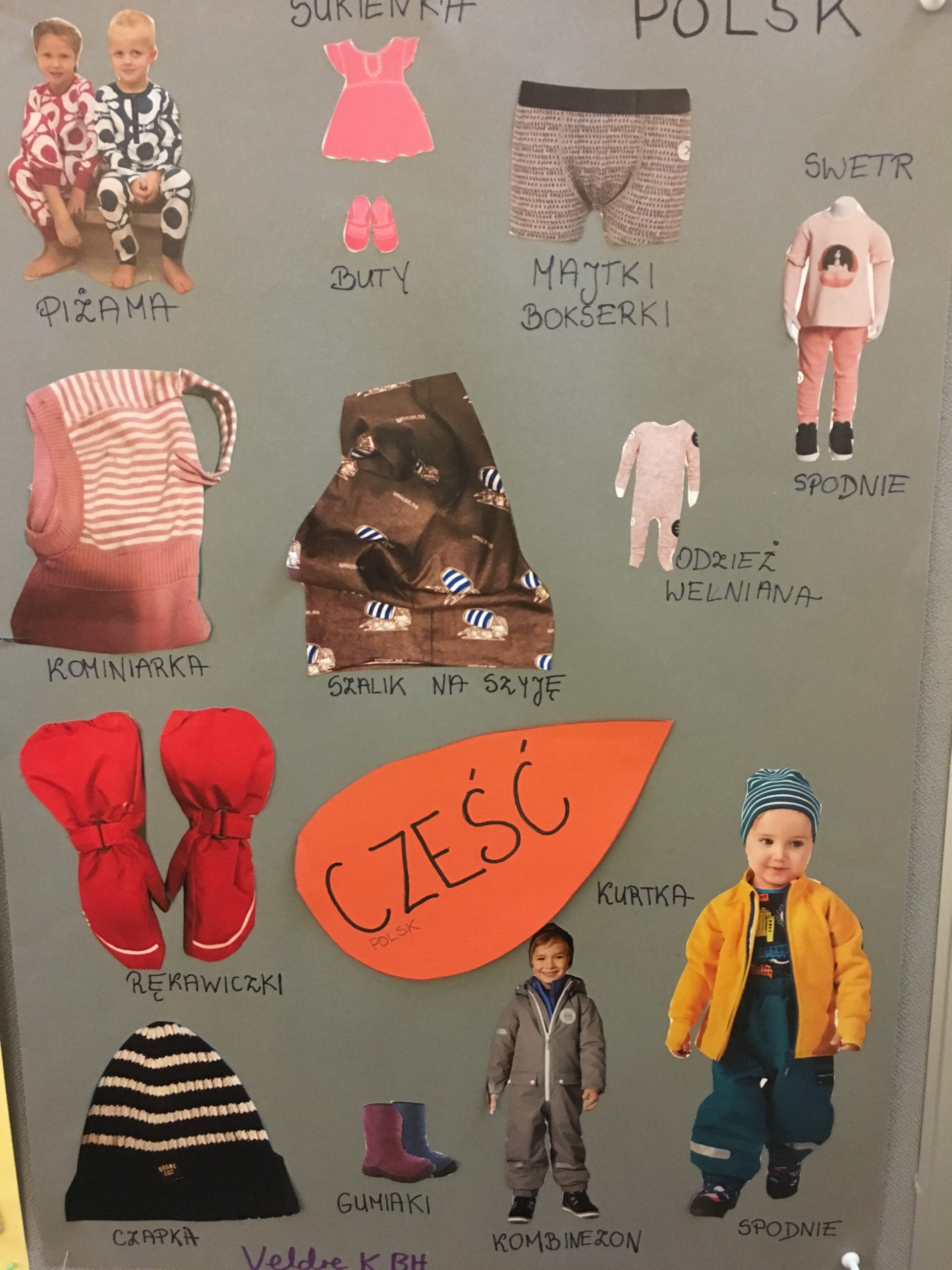 Bilde av en plakat p&aring; polsk