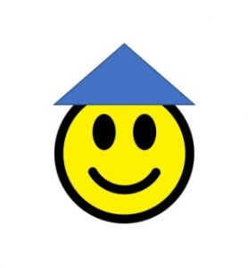 smilefjes med trekant hatt. pixabay og nafo
