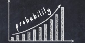 Illustrasjons som viser en graf med økende sannsynlighet