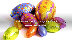 Påskeegg i ulike farger